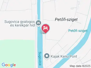 Vizafogó Panzió Baja a térképen