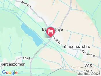 Őrség Malom Panzió Bajánsenye a térképen