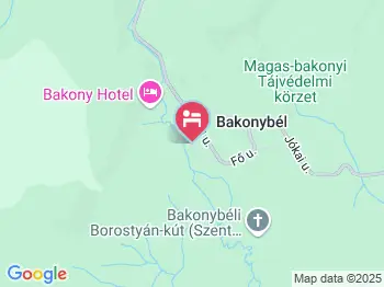 Apartman Bernát Bakonybél a térképen