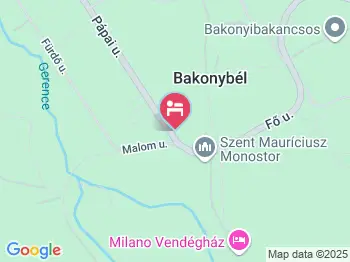 Bakonybél Apartmanház Bakonybél a térképen