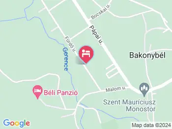 Bakonybél Vendégház Bakonybél a térképen