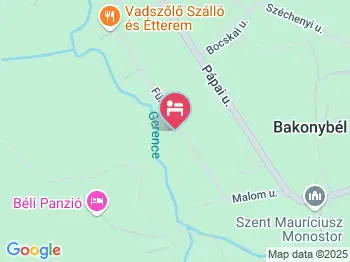 Bakonybéli Patakpart Vendégház Bakonybél a térképen