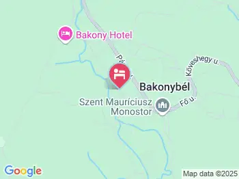 Bakonyi Kemencésház Bakonybél a térképen