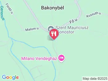 Füsti Söröző Bakonybél a térképen