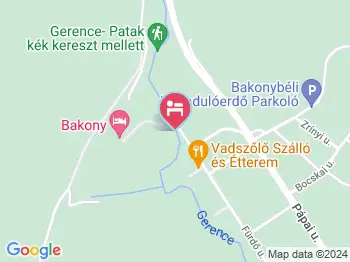 Gerence Fogadó Bakonybél a térképen
