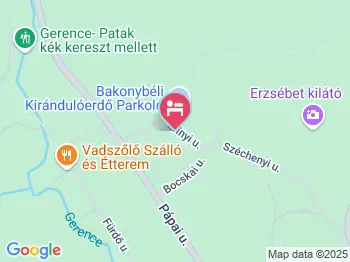 Haász Apartman Bakonybél a térképen