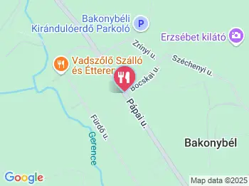Hotel Odvaskő Étterme Bakonybél a térképen