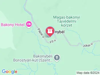 Magas-Bakony Tájvédelmi Körzet Bakonybél a térképen