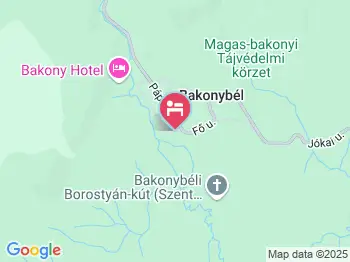 Muskátli Magánszállás Bakonybél a térképen