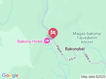 Örökzöld Vendégház Bakonybél a térképen