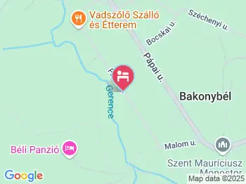 Park Vendégház Bakonybél a térképen