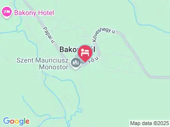 Pékház Apartman Bakonybél a térképen