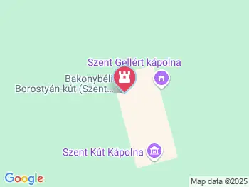 Szent-kút Bakonybél a térképen