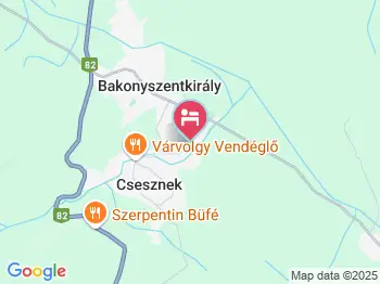 Bakony-Gyöngye Vendégház Bakonyszentkirály a térképen
