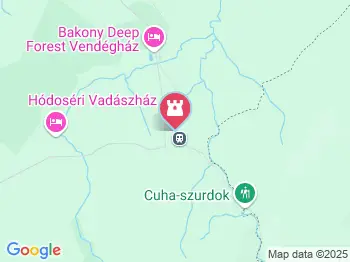 Cuha-völgyi vasút Bakonyszentlászló a térképen