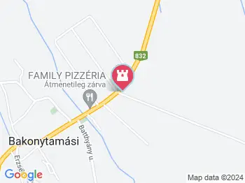 IV. Béla Bakonytamási a térképen