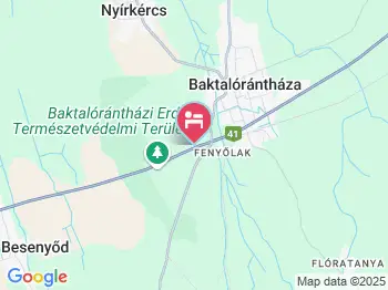 Fenyves Szálloda & Konferencia-központ Baktalórántháza a térképen
