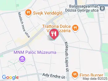 Club Panzió Gösser söröző Balassagyarmat a térképen