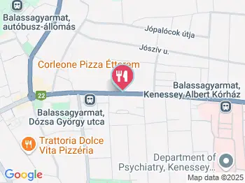 Corleone Pizza Étterem Balassagyarmat a térképen