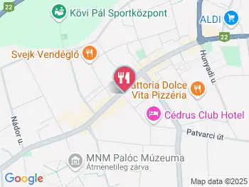 Excalibur Étterem Balassagyarmat a térképen