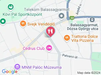 Hegedűs Pékség Balassagyarmat a térképen