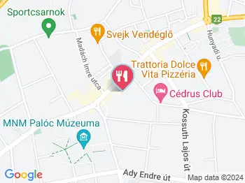 Korzó Fagyizó & Gofrizó Balassagyarmat a térképen