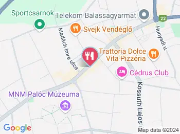 Lipóti Pékség Balassagyarmat a térképen