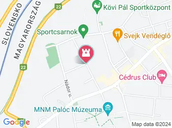 Madách Imre Balassagyarmat a térképen