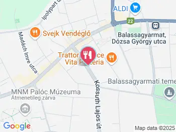 Makk Ász Söröző és Pizzéria Balassagyarmat a térképen