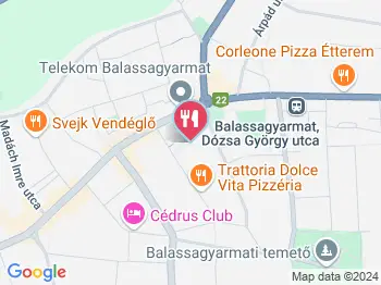 Oázis Presszó Balassagyarmat a térképen