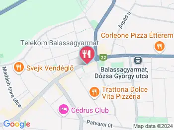 Panda Kínai Büfé Balassagyarmat a térképen