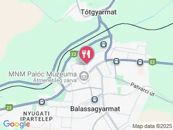 Svejk Vendéglő Balassagyarmat a térképen