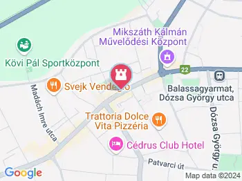 Szerb Templom Balassagyarmat a térképen