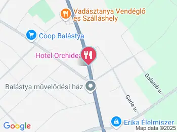 Italbolt, Presszó Balástya a térképen