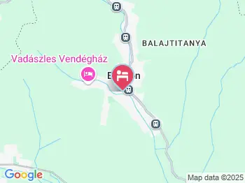 Liget Vendégház Balaton a térképen