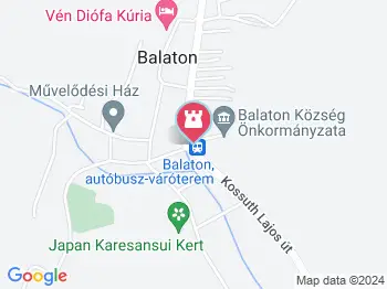 Millecentenáriumi emlékmű Balaton a térképen