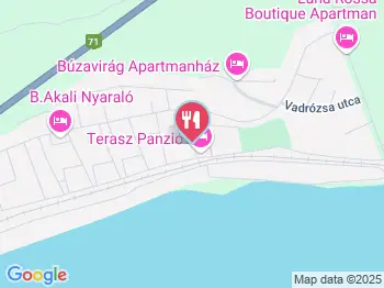 Terasz Vendéglő Balatonakali a térképen