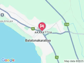 Akarattyai Kulcsosház Balatonakarattya a térképen