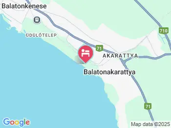 Felüdülés Turistaház Balatonakarattya a térképen