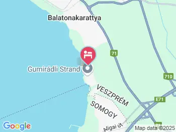 Gabriella Panzió Balatonakarattya a térképen