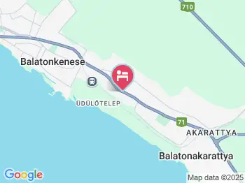 Villa Akarattya Balatonakarattya a térképen