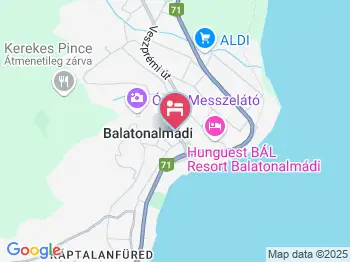Apartman Zsuzsanna Balatonalmádi a térképen