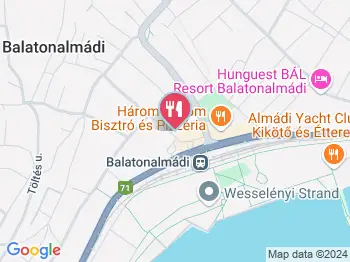 Bab Kávézó Balatonalmádi a térképen