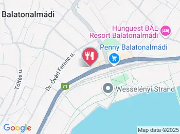 Beaver Cafe & Bar Balatonalmádi a térképen