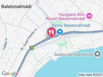 Corner Étterem Balatonalmádi a térképen