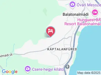 Egzotikus Kert Apartmanház Balatonalmádi a térképen