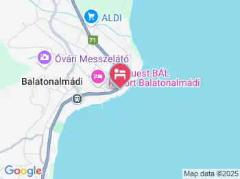 Hotel Monopoly Balatonalmádi a térképen