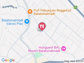 La Vida Tapas Balatonalmádi a térképen