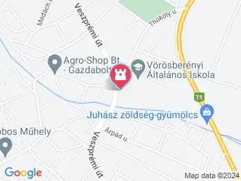 Loyolai Szent Ignác templom Balatonalmádi a térképen