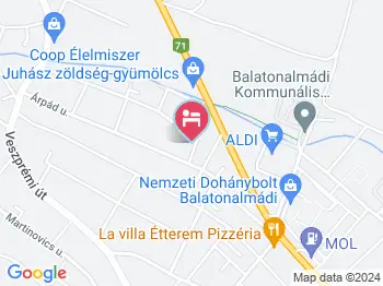 Mandorla Apartman Balatonalmádi a térképen